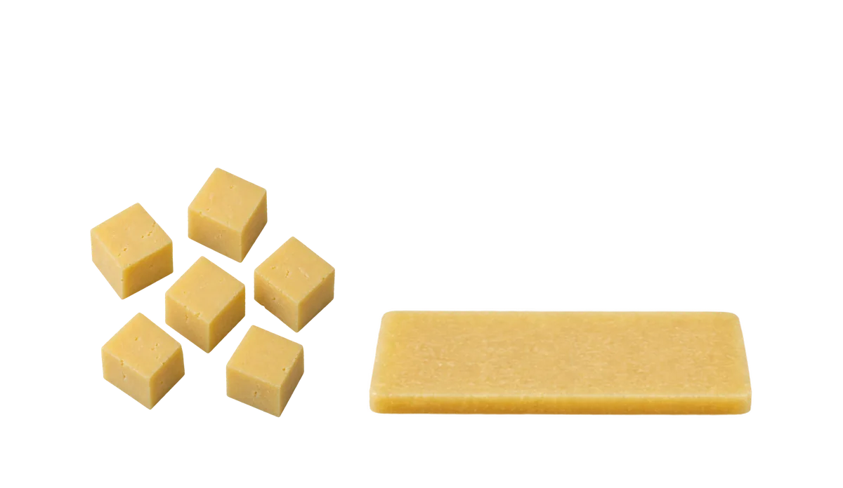 Cheese, age 4 and up: 1, Pasteurized cubes; 2, Pasteurized sticks or slices