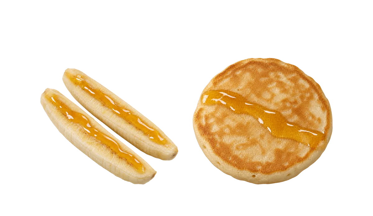 Honey, age 2 and up: 1, A light drizzle over fruit; 2, A light drizzle over pancakes