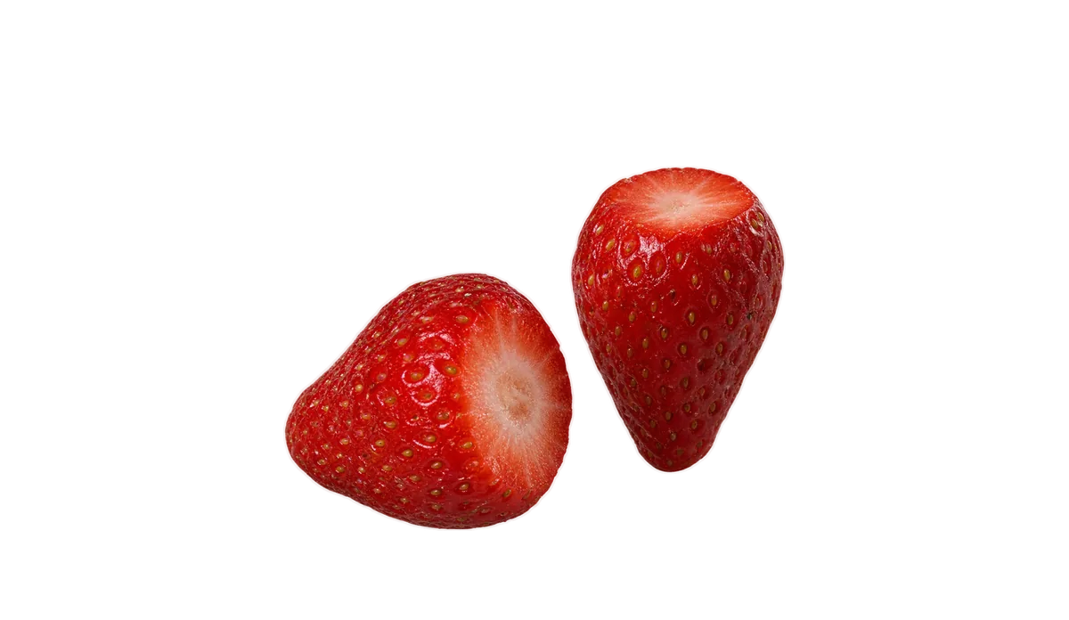 Strawberries, age 4 and up: Whole ripe strawberries, hulled